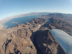 Enjoying beautiful views of Lake Mead and Hoover Dam