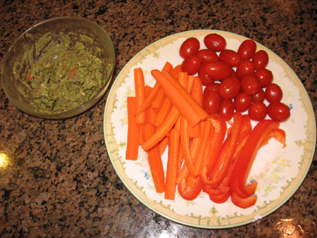 Raw food diet day 10 lunch
