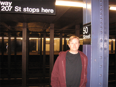 Steve at New York City Subway