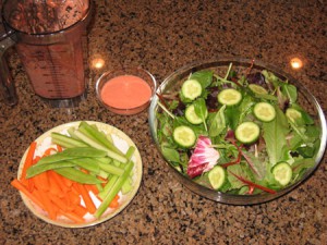 Raw food diet day 11 lunch