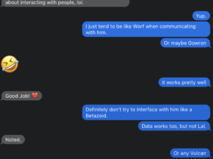 Social Skills Conversation