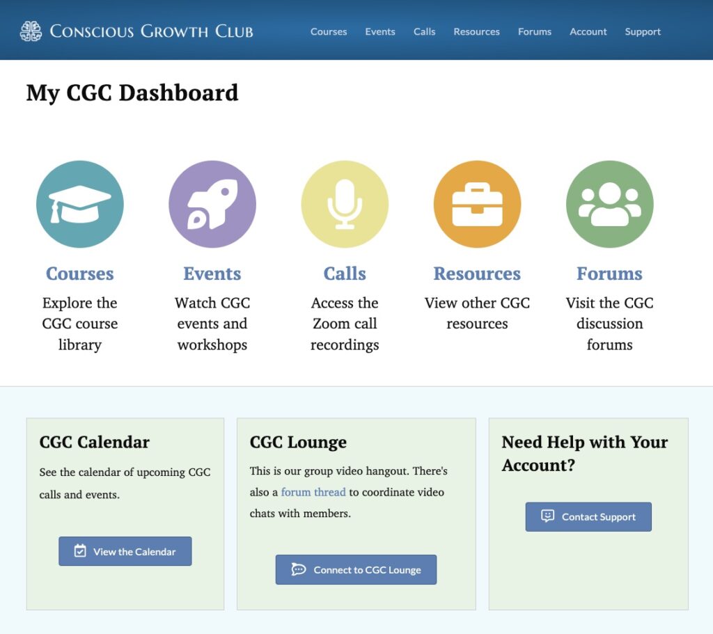 CGC Portal Screenshot
